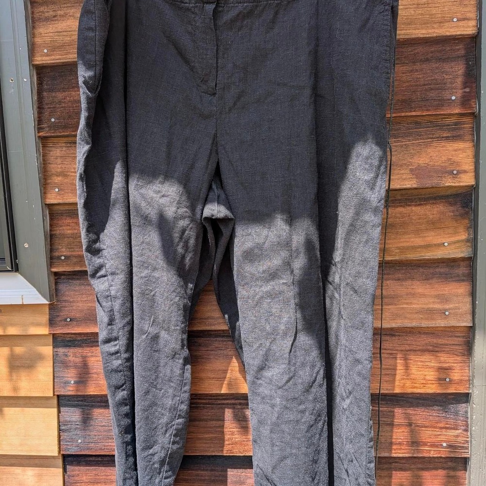 Summer Capsule wardrobe Classic Stretch Linen cropped J.Jill 18W pants